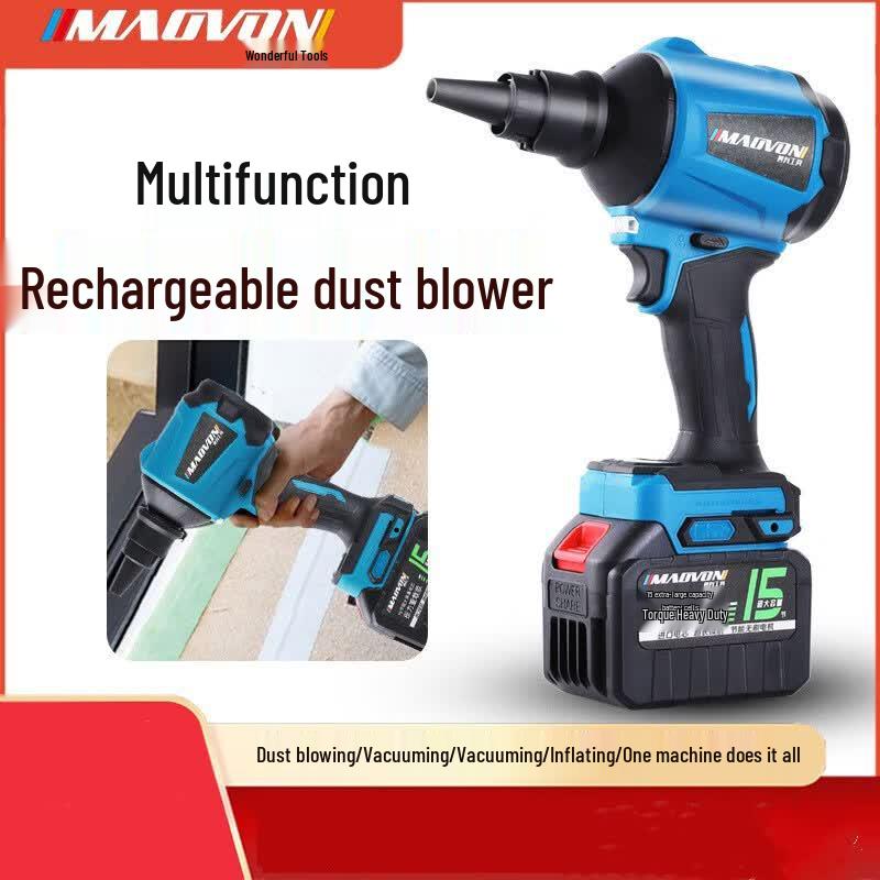 JINJIANGSHI Cordless Air Duster & Vacuum with Inflator Function