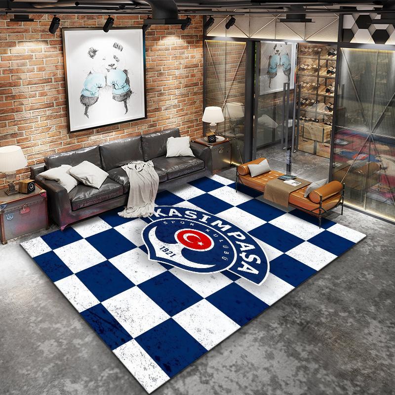 Football Club Logo Carpet Rug For Living Room Bedroom Home Sofa Decoration Kids Play Nonslip Floor Mat