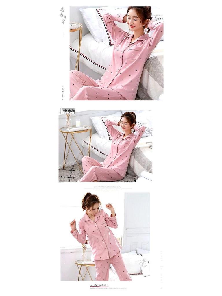 2023 Damen Langarm Pyjama Set - Vielseitige Übergröße Loungewear für Frühling, Sommer und Herbst