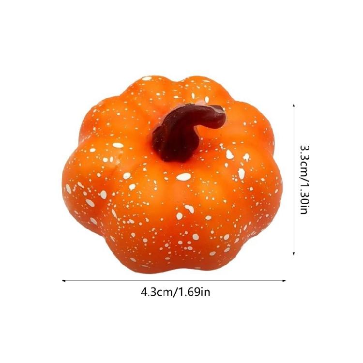 12pcs Artificial Pumpkin Realistic Artificial Vegetable Simulation Pumpkin Photography Props for Display Kitchen Party