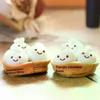 1Pcs Soft Little Bun Keychain Kawaii Fluffy Xiaolongbao Keyring Simulation Food Cartoon Plush Pendant Birthday Gift