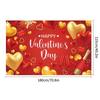 115cmx180cm Valentine's Day Photography Backdrop Romantic Happy Valentine's Day Banner  Anniversary