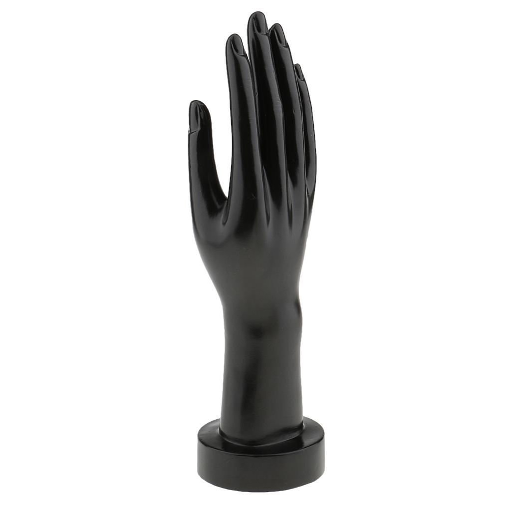 Black Polyethylene Hand Display Mannequin Female Jewelry Hand Model Large Size Mannequin for Store Showcase