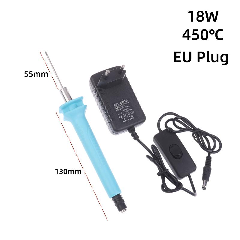 1 Set Electric Hot Wire Foam Cutter Pen Kit - 50/100mm Cutting Adaptor DIY Craft Tool