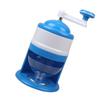 Triturador de Gelo Manual para Crianças Máquina Doméstica para Fazer Smoothies de Blocos com Copo Medidor Crianças Raspador de Aço Inoxidável DIY Festa