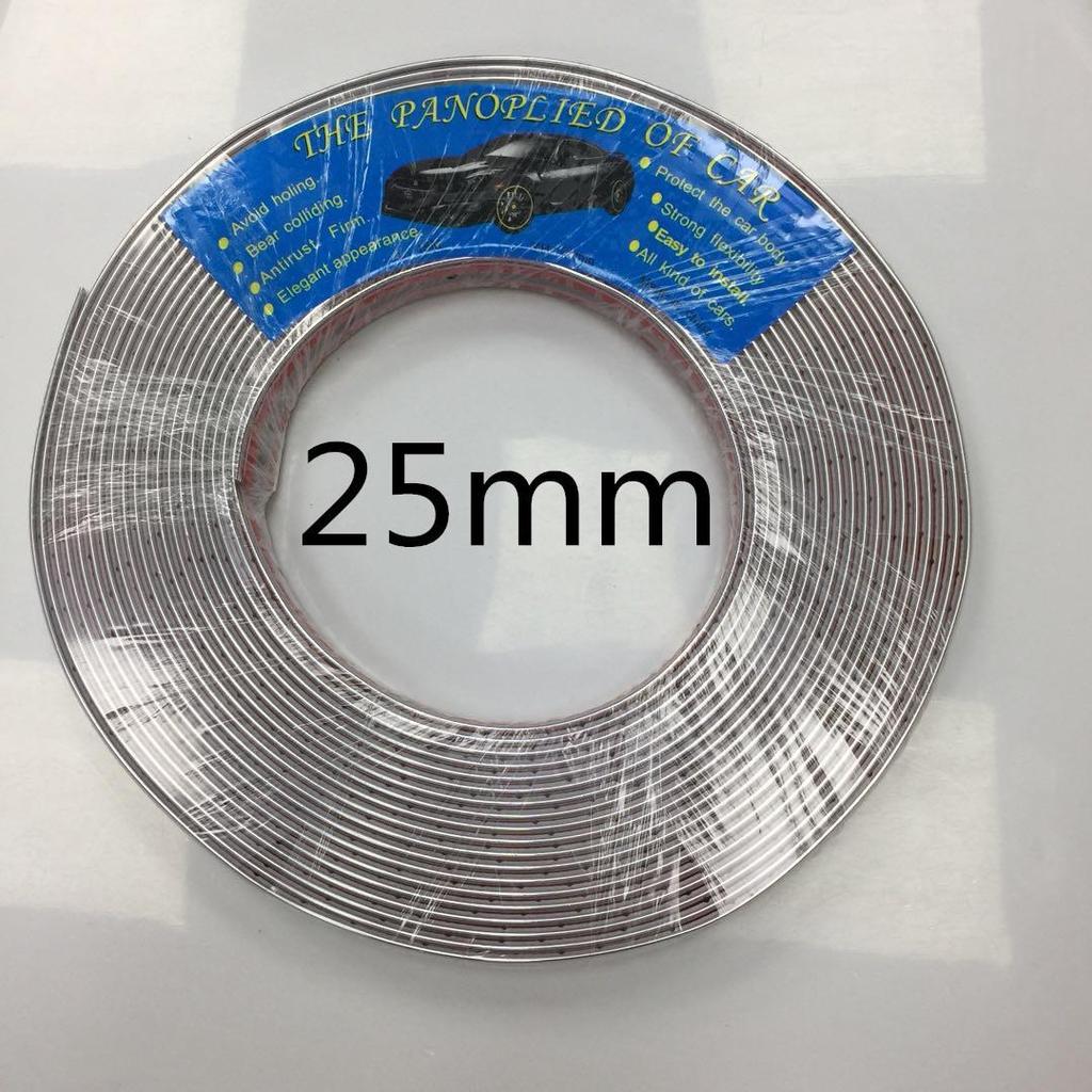 Universal Chrome Trim Decoration for Car Windows and Door Edges