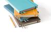 Leuchtturm Horizontal Stone Officially Imported Notebook, A5, Ruled, Blue, 363335,