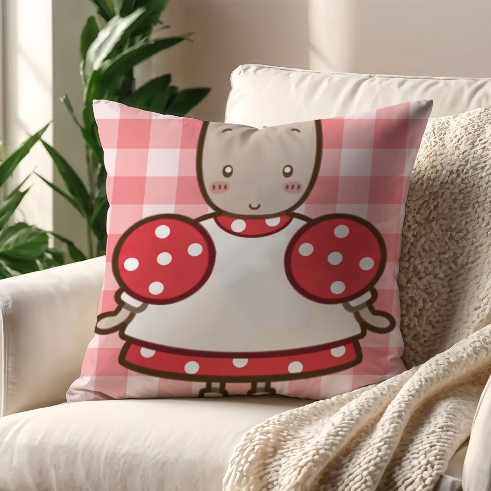MARRONCREAM Kawaii cushion cover For Pillow Printing Sofa Decoration Home Car Room Coffee Shop Office Nordic Simplicity