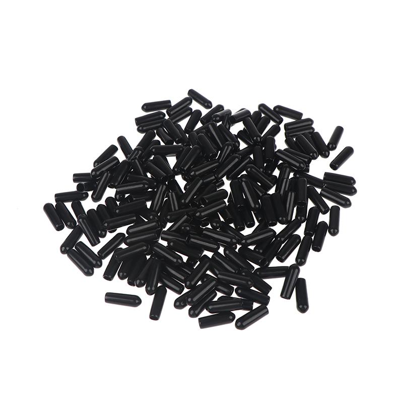 200 Pezzi Protezioni Filettate per Tubi in Plastica Tappi Terminali a Vite in Gomma PVC Resistente Coperchi Mozzo per Raccordi Hardware