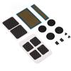 Game Console Protection Kit Stickers Dust Screen Dust Plug Joystick Cap Game Console Skin Protection Set for Steam Deck