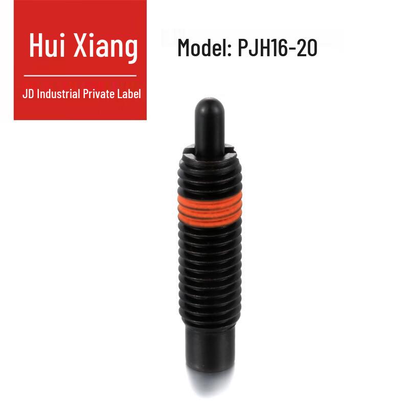 Huixiang Heavy-Duty Carbon Steel Blackened Spring Plunger 16-20