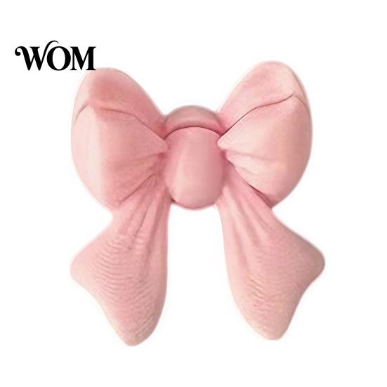 Soft Color Bow Decor Photo Stand, 3D Printed Mini Decorative Rack, Holder Handicraft Display Rack for DIY Crafts Gift Box Packaging Dollhouse