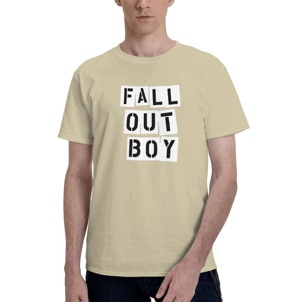 Tricou cu imprimeu grafic al trupei Fall Out Boys pentru bărbați femei, din bumbac pur, tricou haine