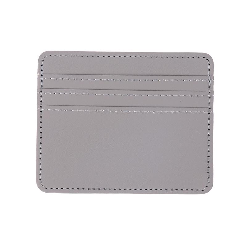 Mini Ultra-Thin Leather Wallet 4 Slots Cardholder Slim Bank Credit Card Holder Men'S Business Small Id Case For Women Purse