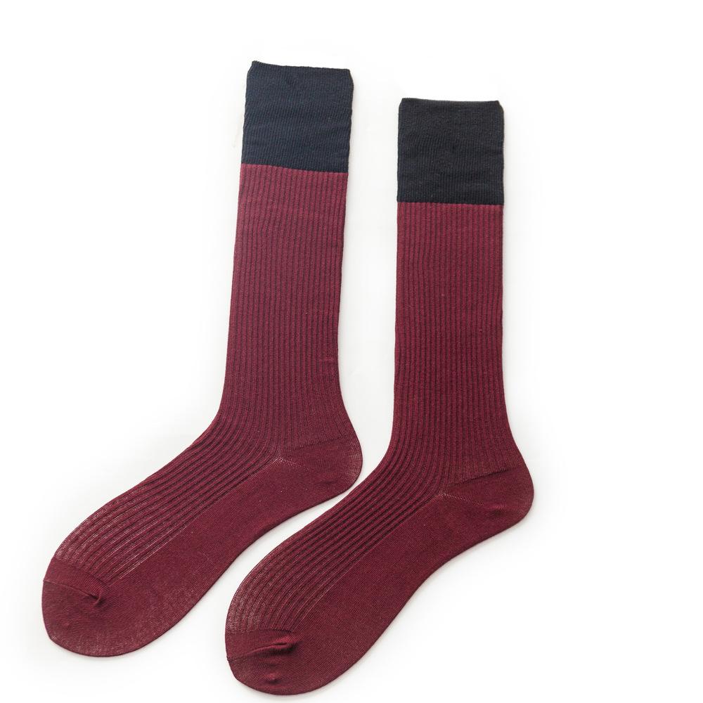 Vertical Knee-high Socks, Long Calf Socks, Solid Color Pile Socks, High Socks, Breathable