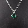 Chrome Diopside Gemstone 925 Sterling Silver Jewelry Handmade Pendant 0.93'' PP-62-5