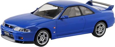 AOSHIMA The Snap Kit Series Nissan R33 Skyline Championship Blue Plastic Model 1/32 GT-R Color-coded 15-E