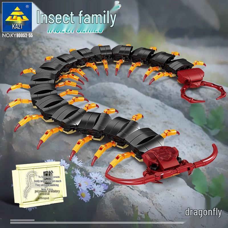 Kai Zhi Educational Building Blocks - Animal and Insect Models for Kids (Scorpion & Centipede)