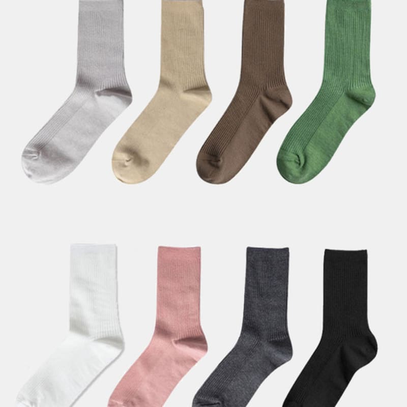 Bananasisters [5set] Daily Basic Golji Socks Momo 19 Colors