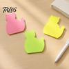 Cute Cat Sticky Notepad 2PCS Shaped Notepads, Multi Color Macaron Adhesive Animal Memo Pads Pads, Compact Decorative Note Tabs for Office School Vivid