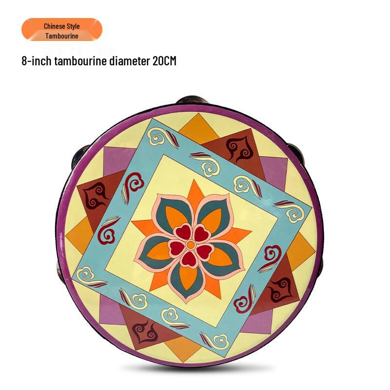 Kindergarten Dance & Exam Level Uyghur Tambourine Hand Drum - Xinjiang Flying Apsaras
