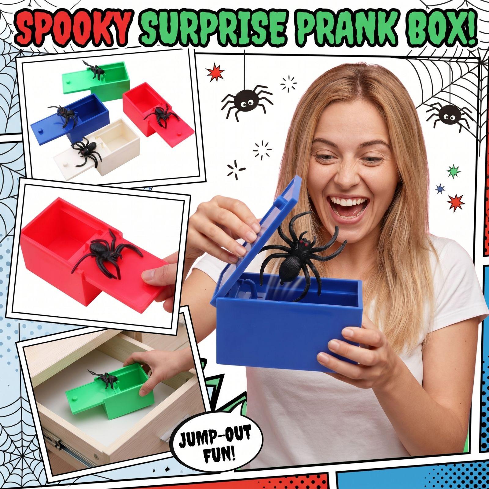 

Surprise Prank Box With Fake - A Scare Prank Toy Suitable For Kids And Adults, Perfect For Prank Gifts And Party Favors. One Size
