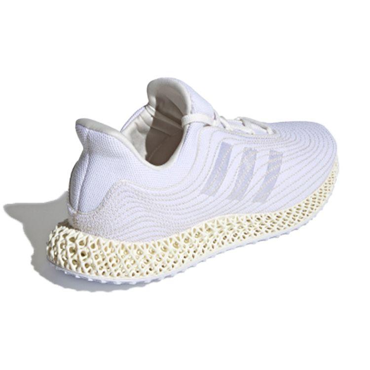 Parley x adidas Ultra 4D Cream White Unisex Sneakers Aluminium FZ0596