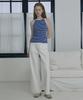 JUCYJUDY Striped Sleeveless Halter Knit J1Kt020A