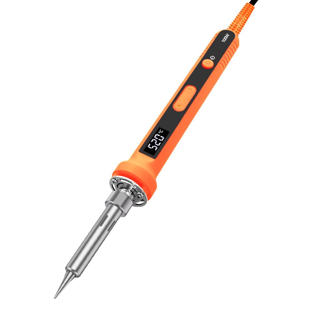 100W Electric Soldering Iron with Digital Temperature Control – Internal Heating & Constant Temperature for Precision Welding and Repair