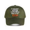 Motivational Ready Quote Wall Art Baseball Cap Fashion Unisex Sunhat Womens Outdoor Sports