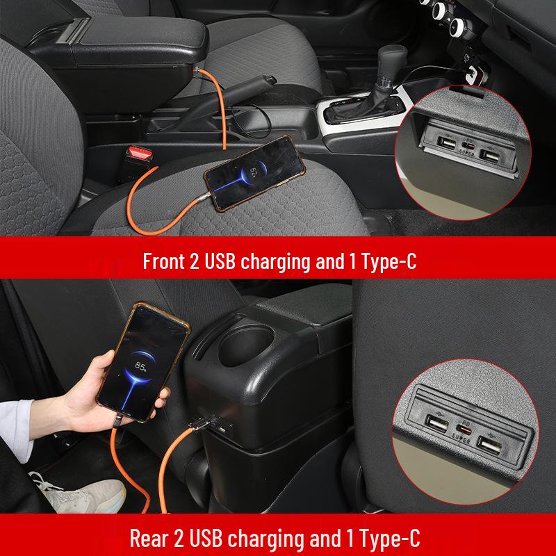GAC Honda City Central Armrest Box: Interior Modification Accessory