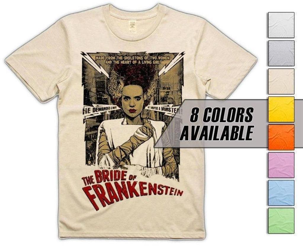The Bride of Frankenstein V54 Men's T-Shirt All Sizes S-5XL 8 Colors Available