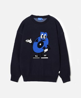 Maenhatanlekojeu M Character Knitwear - Navy