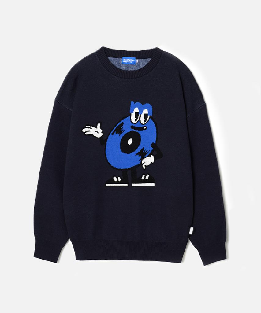 Maenhatanlekojeu M Character Knitwear - Navy
