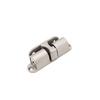 Invisible Door Stopper Non Punching Zinc Alloy Rubber Holders with Anti Pinch Catch Floor Protection for Nail Installation
