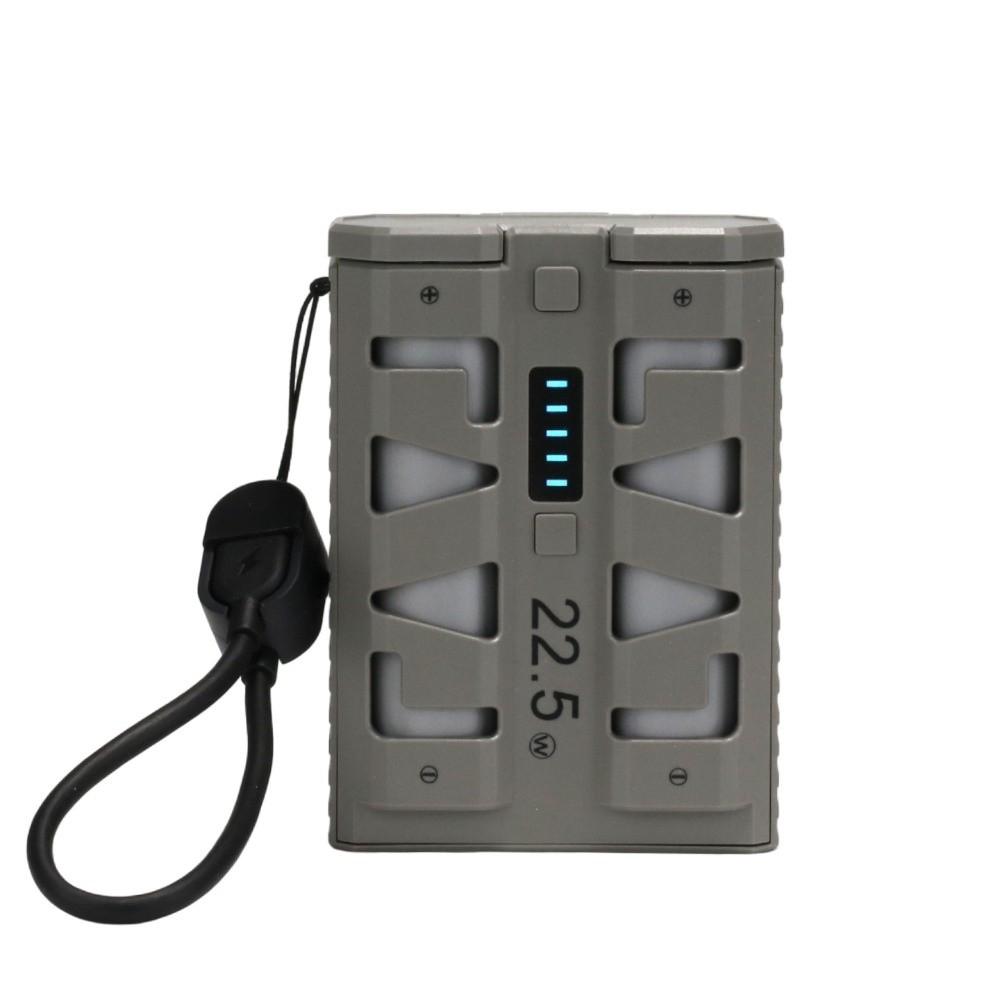 2 Slots 21700 Battery DIY Power Bank Kit 22.5W Fast Charging Emergency Power Box  for Outdoor Gear