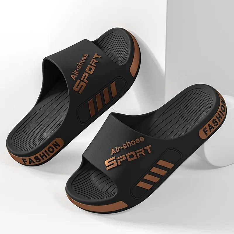 Pánské letní pantofle s tlustou podrážkou, protiskluzové, pro domácnost, do interiéru, do koupelny, na venkovní použití, velké sportovní, pro venkovní nošení LTXDGLT22