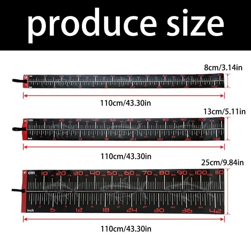 Flexible Fishing Ruler With Accurate Measurements Fishing Measuring Tool Fish Length Gauge Fishing Measurement Tape