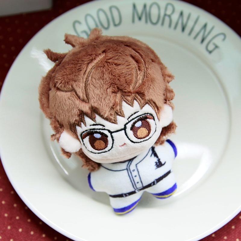 Ace Of Diamond Miyuki Kaya Sawamura Eijun Plush Keychain Anime Figure Doll For Fans Gift.