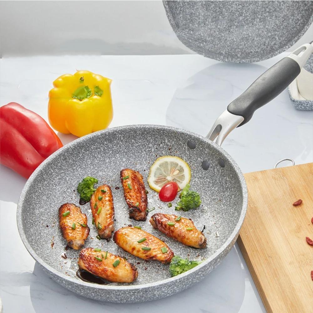 1pcs Non Stick Frying Pan Household Cooking Pan Omelette Steak Frying Pan Pancake Induction Cooker Gas Stove Kitchen Cookware