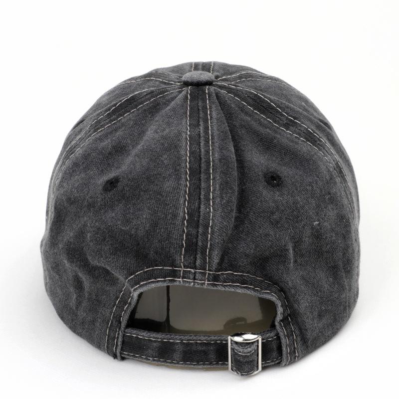 Unisex Washed Cotton Baseball Cap Letter Embroidered Vintage Snapback Hat Men And Women Streetwear Outdoor Sports Hats