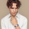 Stylish, Popular, Waterproof Watch with Analog Display, Colorful Numbers, Stainless Steel Strap, Adjustable Length, and Quartz Movement for Men and