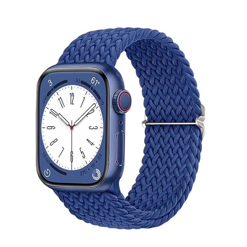 Nylon Woven Apple Watch Band for Apple Watch S9/8/7/SE/6/5/4/3
