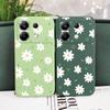 Tender Daisy Phone Case For Xiaomi Poco F8 F7 X7 X6 F6 M6 M5 M5S F5 X5 F4 X4 M4 F3 M3 X3 Pro 4G 5G GT Silicone Cover
