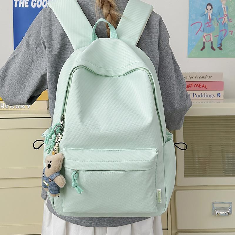 Zaino, zaino di grande capacità per ragazze, studenti delle scuole medie, ragazze, zaino semplice e versatile in stile giapponese per scuole superiori e università
