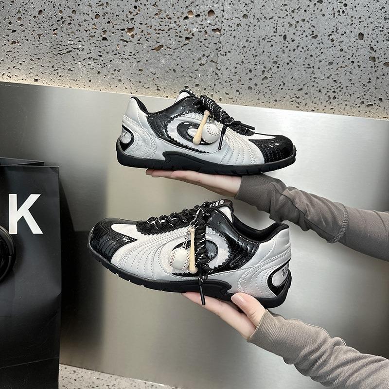 

Retro versatile baseball women s summer new breathable thin-soled casual sports shoes racing 35