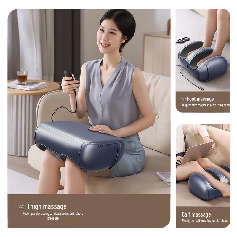 Aux 20-Head Calf & Foot Massager with Heat & Vibration