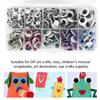 420pcs Plastic Box Included Wiggle Eyes Multi Purpose Googly Eyes Wiggle Googly Eyes  Scrapbooks