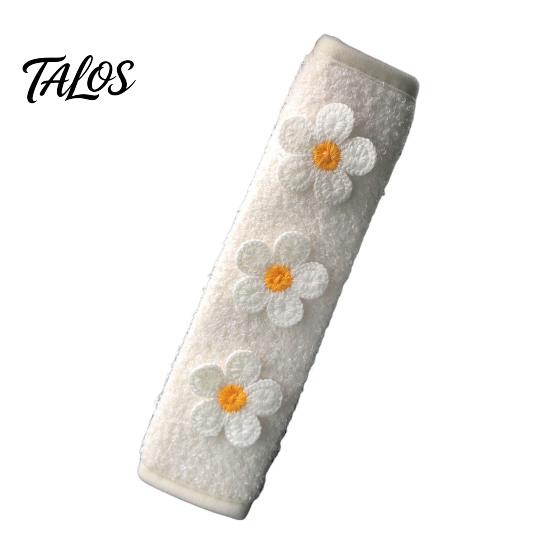 Cute Flower Seat Belt Cushions Floral Pads for Car, Soft Mesh Shoulder Skin Friendly Seatbelt Padding Strap Covers, Comfortable Universal Protective