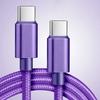 66W Cable Nylon 1A Fast Charging Cable USB C To Type C Charging 1m 1m 1m Cable for Iphone 11 16 Pro Max Samsung S11 Xiaomi OPPO